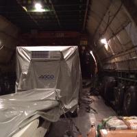 LPF loaded up at Stansted Airport, UK